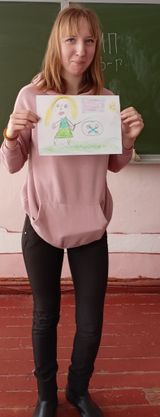 Студентка 209 гр.  Урушева И. и её рисунок